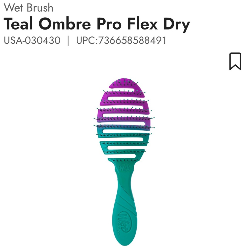 NIB Wet Brush Ombré Pro Flex Dry Brush